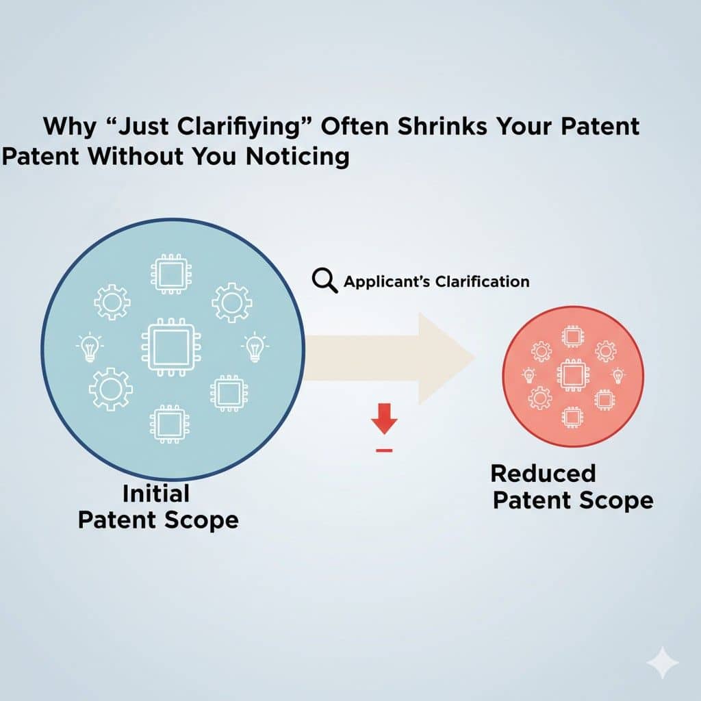 What makes this dangerous is that the loss is not obvious in the moment. The claim still looks good. The invention still sounds right. But the outer edges quietly move inward. Once that happens, you cannot move them back.