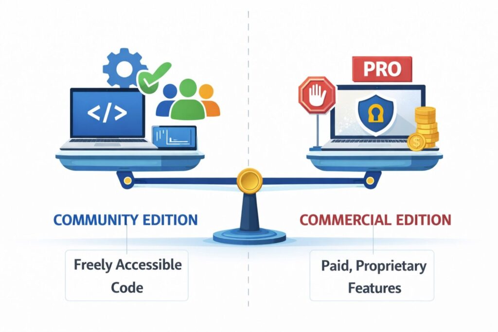 Smart companies design the Community Edition to be mostly self-serve. Documentation should be strong. Defaults should be safe. Advanced configurations should be reserved for paid plans.