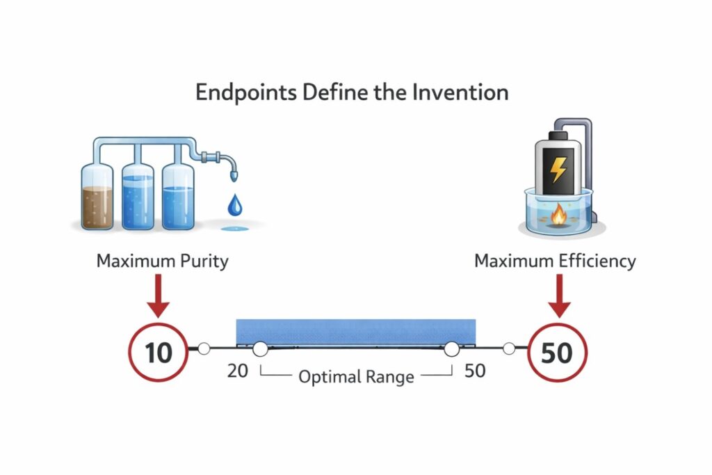 This is especially important in crowded fields. Clear endpoints reduce examiner resistance while preserving scope.