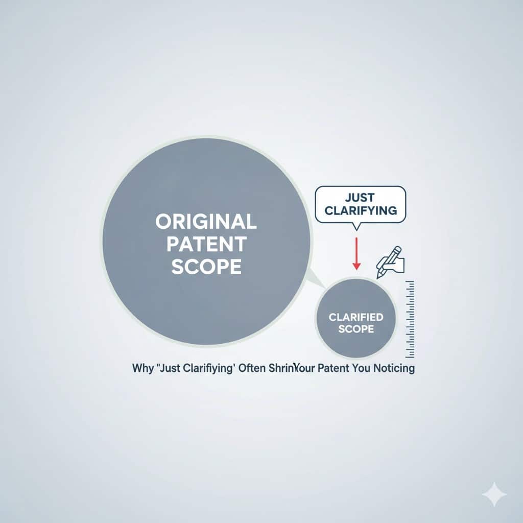 Examiners do not require full implementation detail in claims. They require clear boundaries.