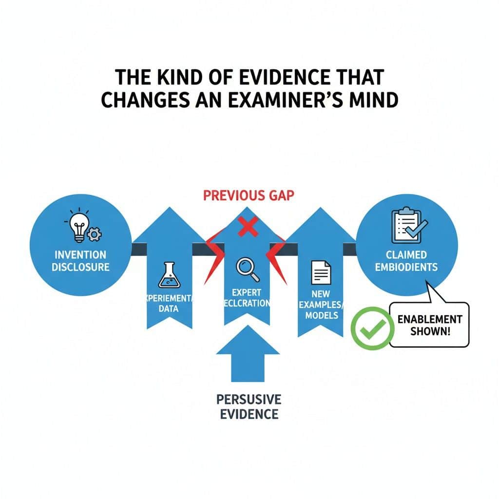 If there is a transformation, the nature of that change should be clear. This kind of explanation shows that the invention is not just functional in theory, but operational in practice.