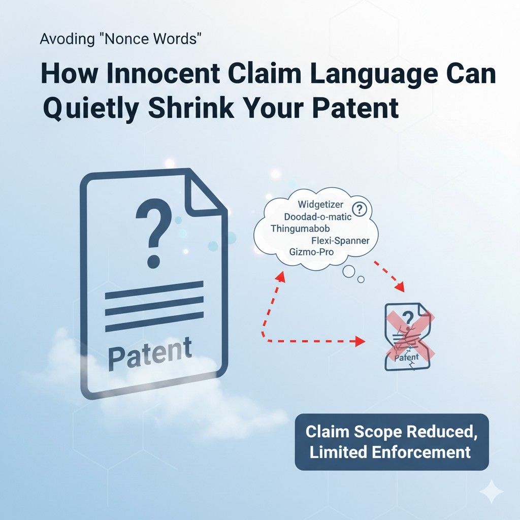 Once a patent is filed, its claims become fixed. Years later, when a court looks at those claims, it does not ask what the inventor hoped to protect. It asks what the words objectively mean.
