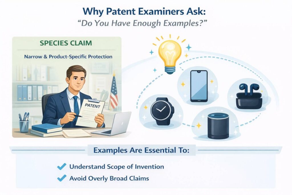They want to know whether the inventor has actually thought through the full scope of the claimed idea. Can this idea work in different forms, or is it just one narrow trick dressed up with broad words?