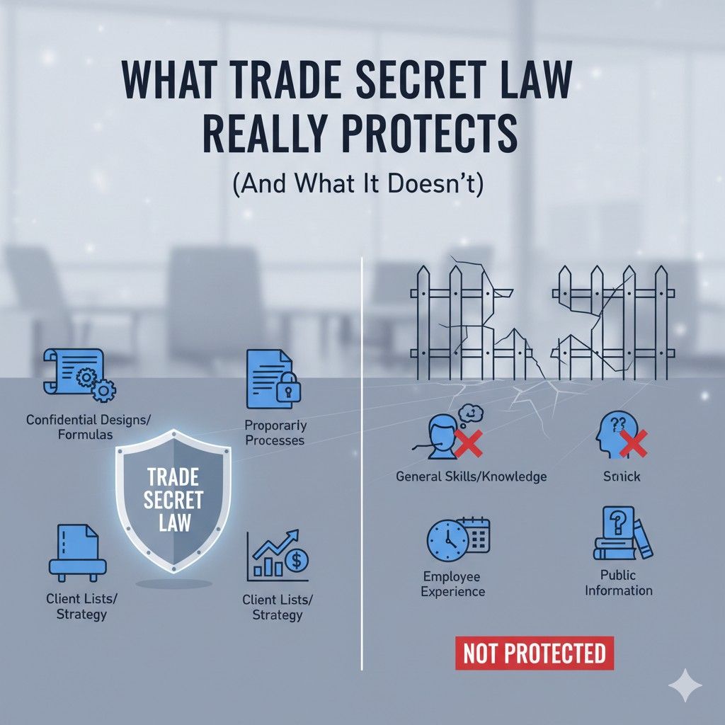 Trade secret law is powerful precisely because it has limits. Founders who respect those limits use it wisely. Those who ignore them often learn the hard way.