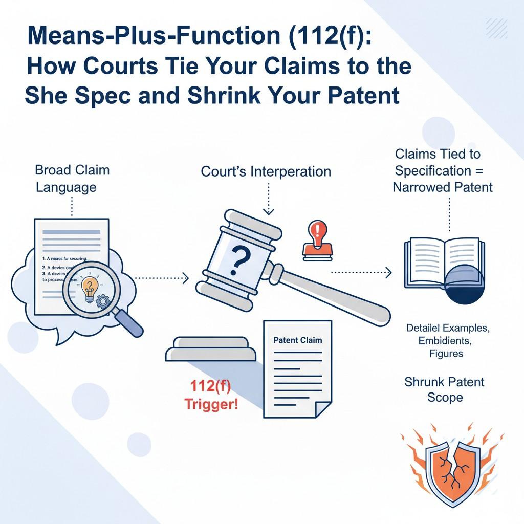 Many founders spend time making their patent sound impressive instead of precise. That works for pitch decks. It does not work in court.