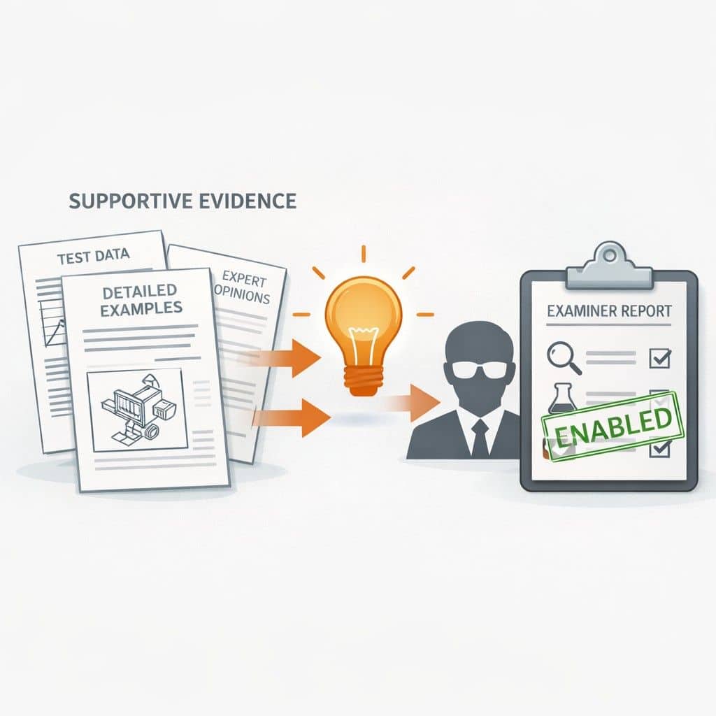 When these boundaries are clear, examiners feel safer allowing broader claims. They can see where the invention begins and ends. Vague boundaries, on the other hand, make enablement feel risky.