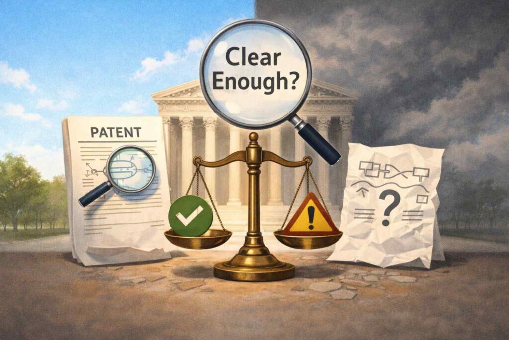 For software and AI patents, courts often look for clear logic flow. Vague references to models, rules, or decision-making processes raise red flags.