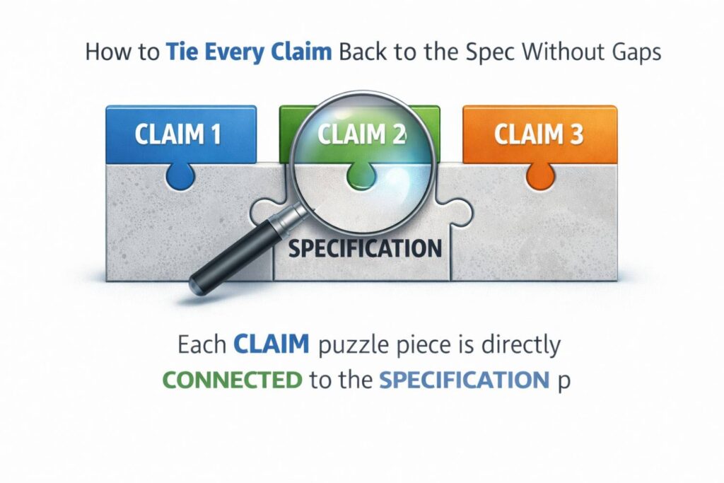 That understanding does not exist for an examiner or a competitor. Reading like a stranger forces you to rely only on what is written, which is exactly how patents are judged.