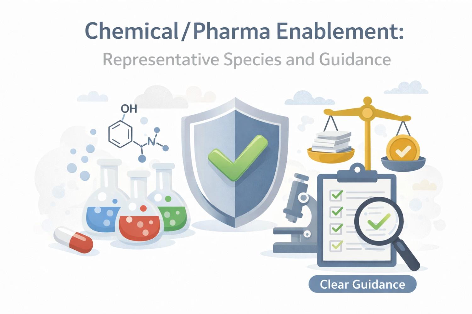 Chemical/Pharma Enablement: Representative Species and Guidance