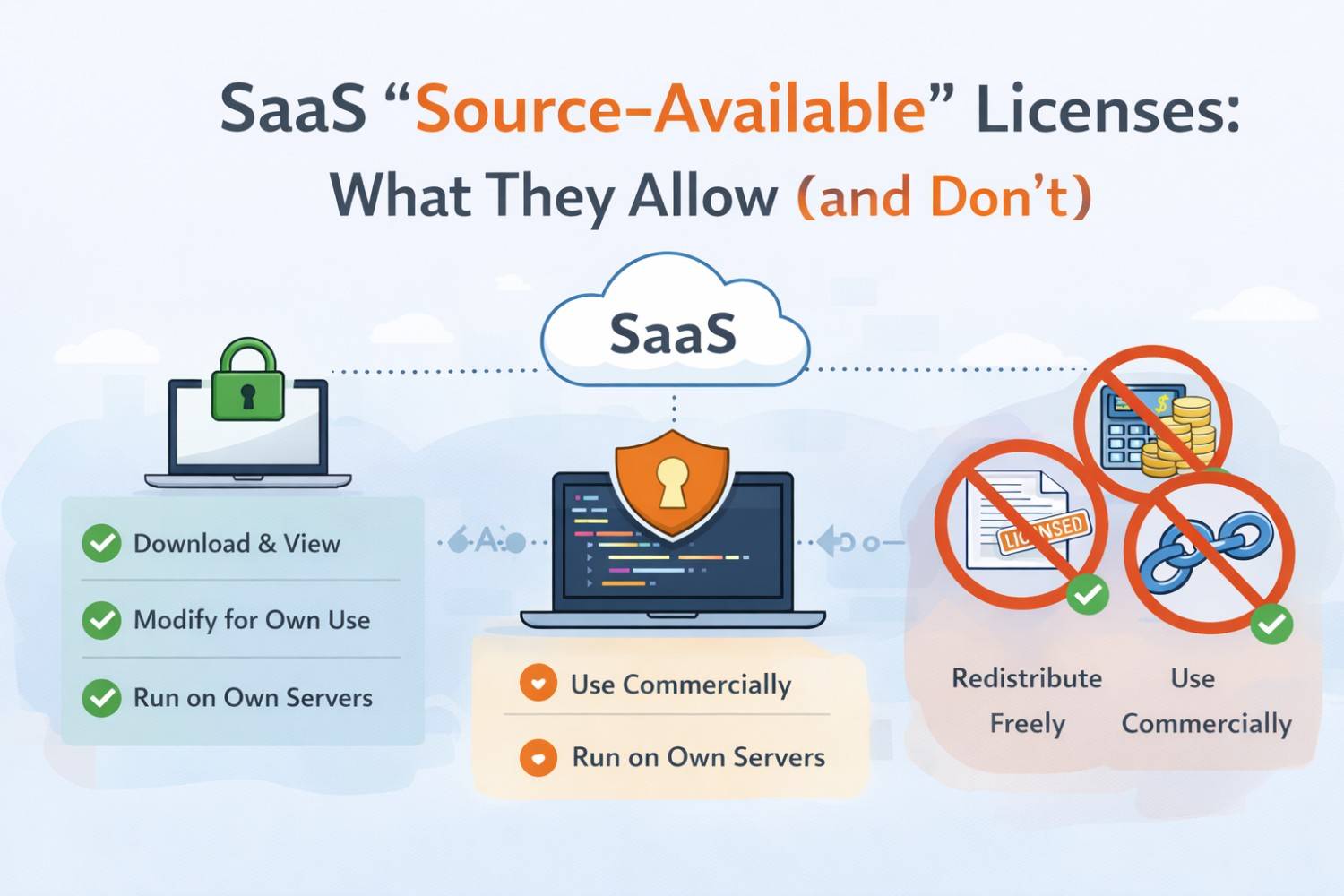 SaaS “Source-Available” Licenses: What They Allow (and Don’t)