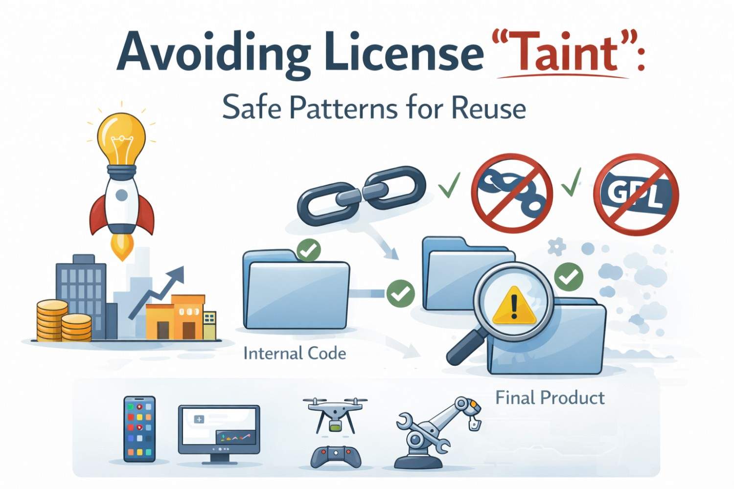Avoiding License “Taint”: Safe Patterns for Reuse
