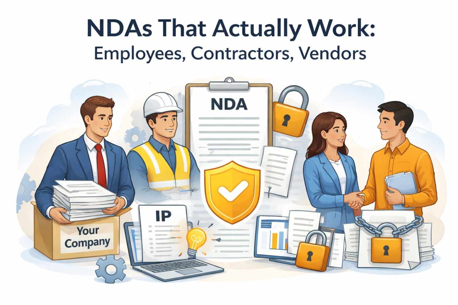 NDAs That Actually Work: Employees, Contractors, Vendors