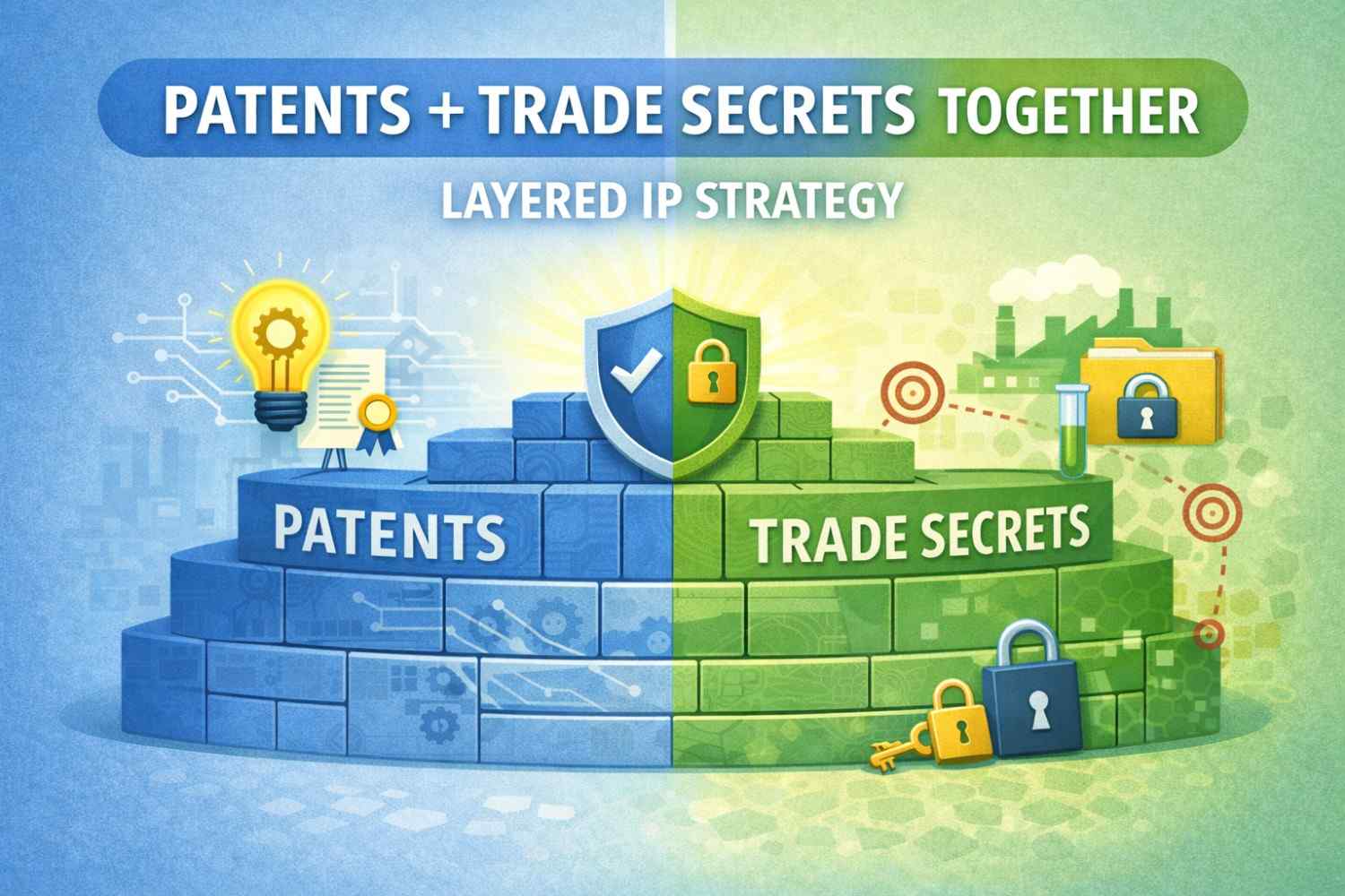 Patents + Trade Secrets Together: Layered IP Strategy