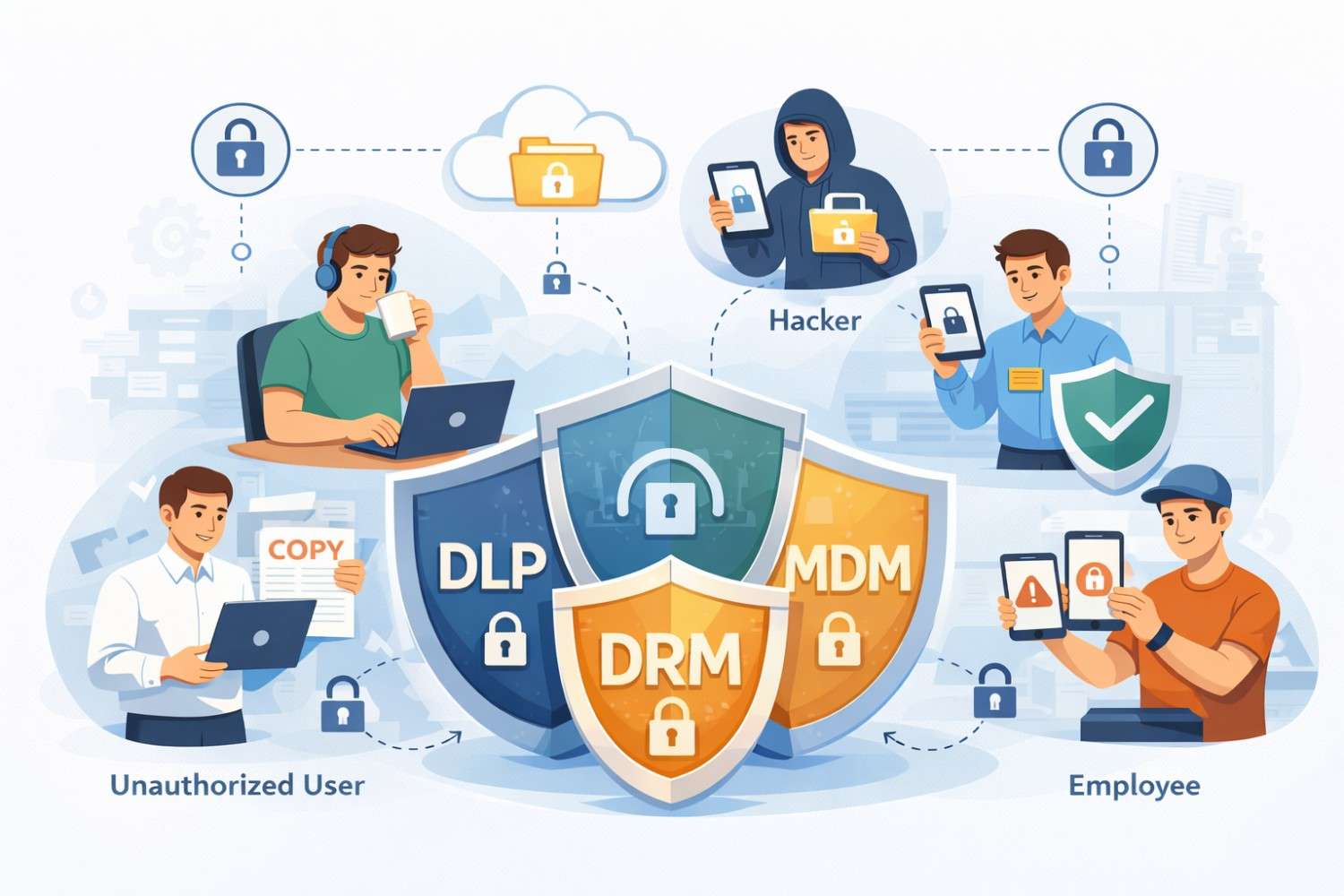 DLP, MDM, and DRM: Tools to Stop Leaks Before They Happen