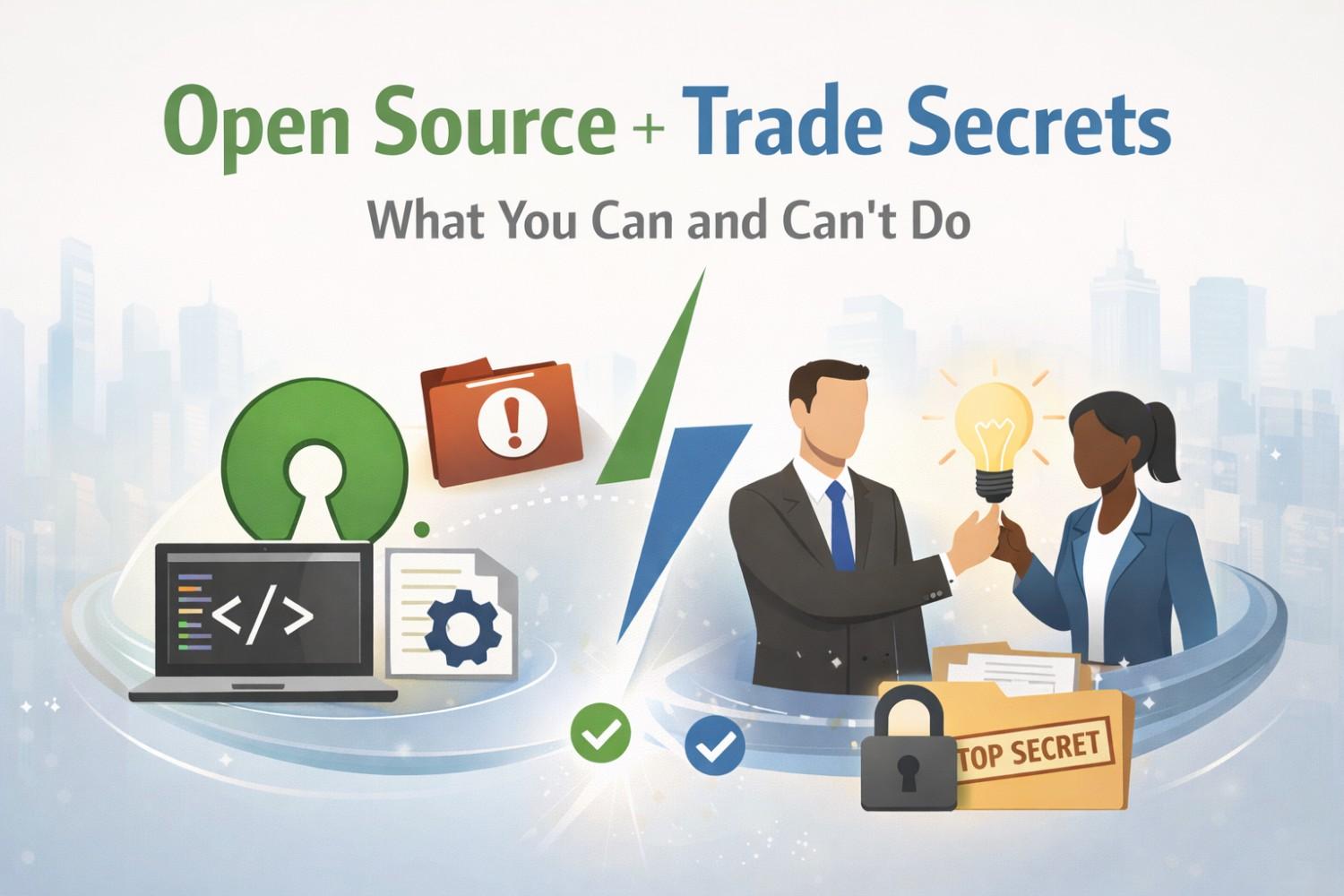 Open Source + Trade Secrets: What You Can and Can’t Do