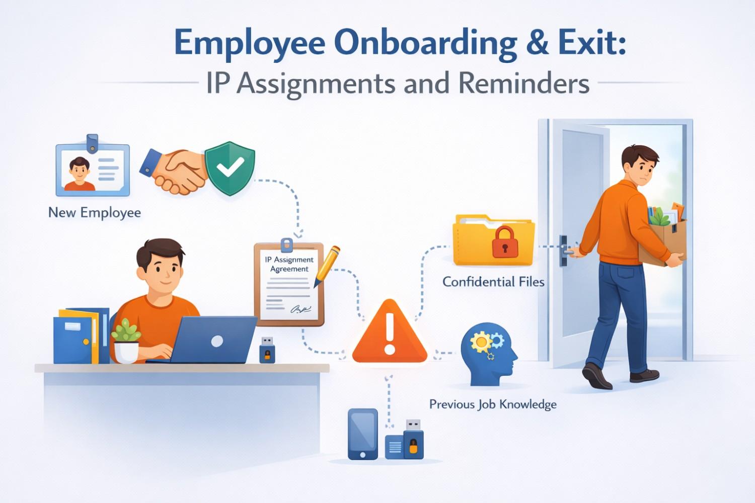 Employee Onboarding & Exit: IP Assignments and Reminders