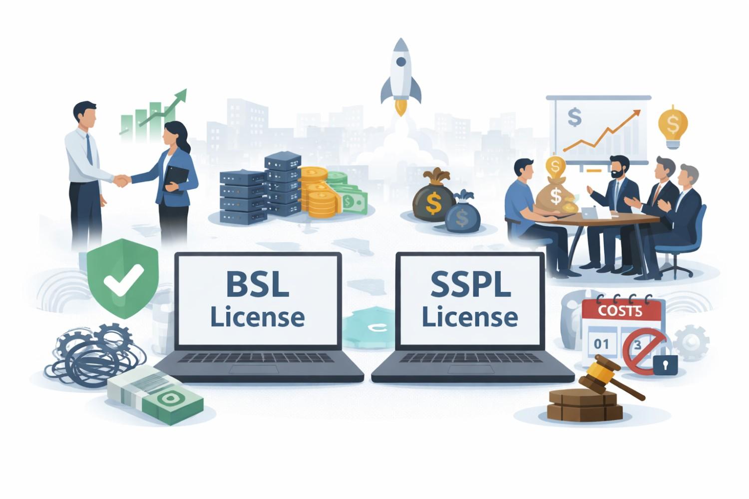 BSL and SSPL explained. Learn the pros, cons, and hidden gotchas before choosing these source-available licenses.
