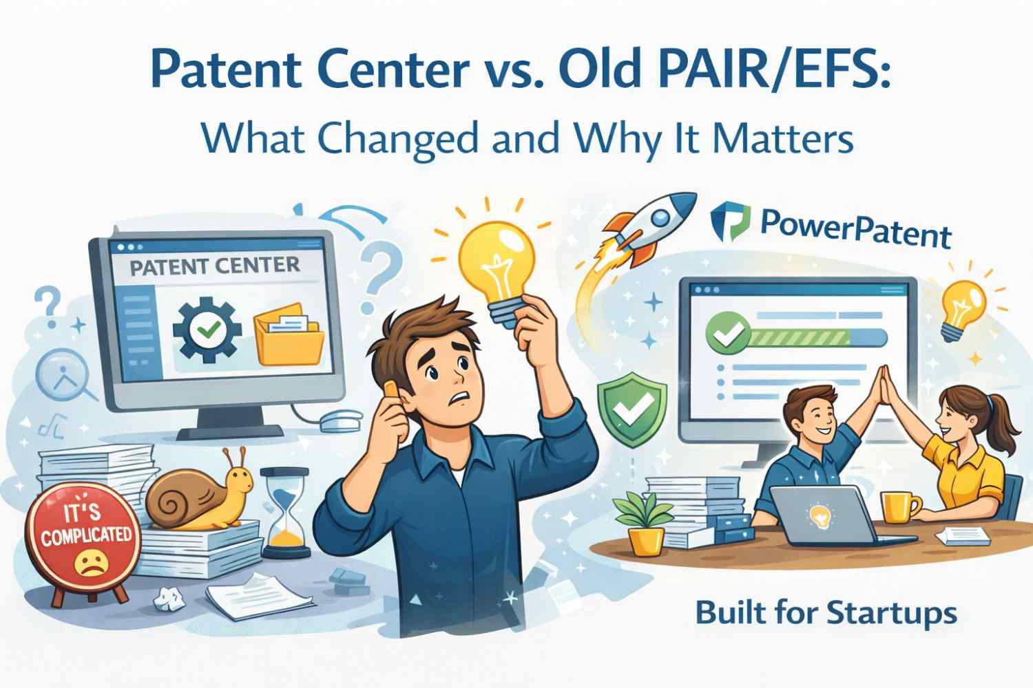 Patent Center vs. Old PAIR/EFS: What Changed and Why It Matters