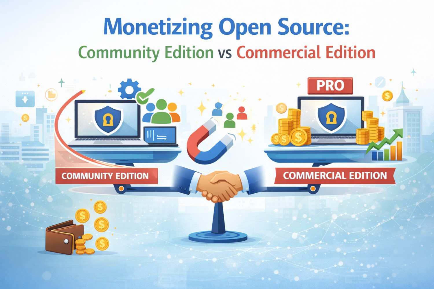 Community vs commercial editions explained. Learn how startups monetize open source without hurting adoption or trust.