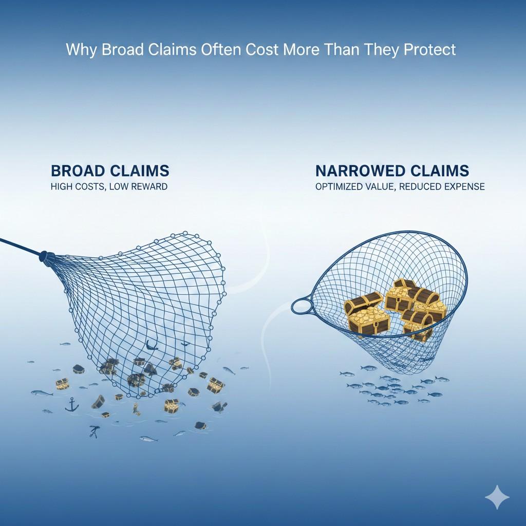 Is it the data flow between systems? Focus your claim around the true difference. This reduces the chance of rejection and shortens the path to approval.