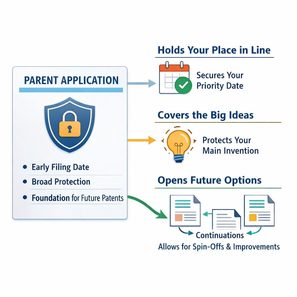 If it is even remotely possible, make sure it is described in the parent. You are not just protecting today’s version. You are protecting tomorrow’s roadmap.