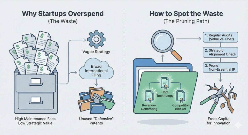 A better approach is to step back and ask: if a competitor copied this exact patent, would it hurt us? If the answer is no, that filing may not be worth the long-term cost.