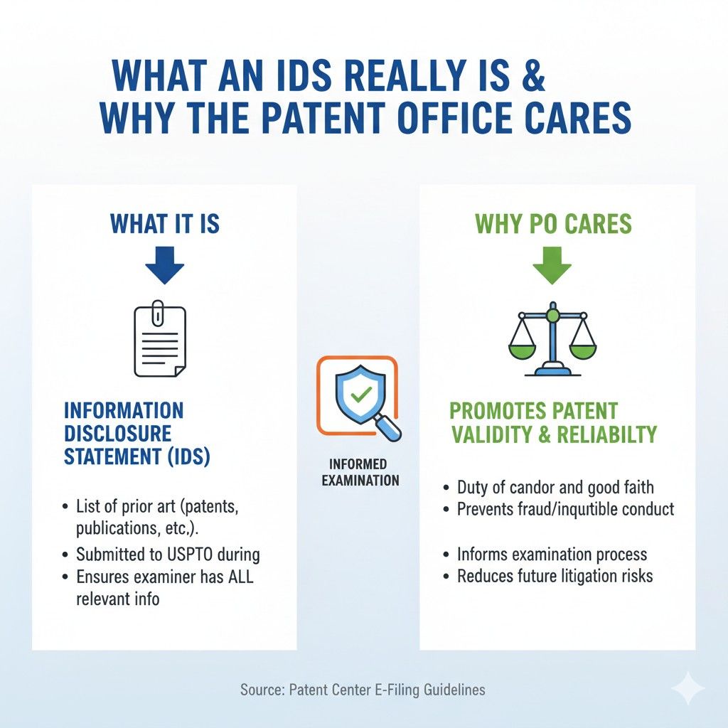 The Patent Office assumes you and your team are closest to the technology. That means you might know about older patents, papers, demos, blog posts, or products that relate to what you are building.