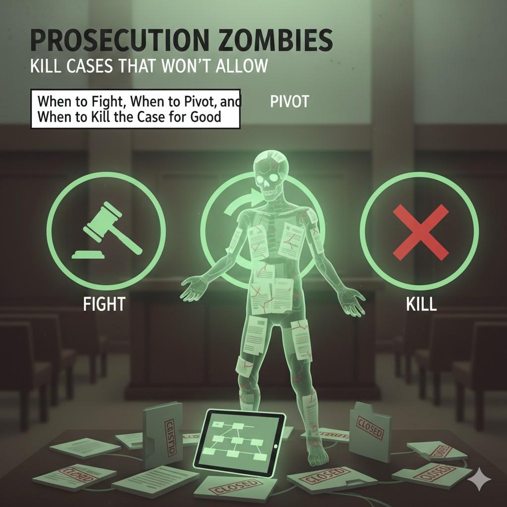 Startups win by focus. Every dollar and hour should compound advantage. Zombie cases scatter focus. They create the illusion of progress while delivering little real leverage.