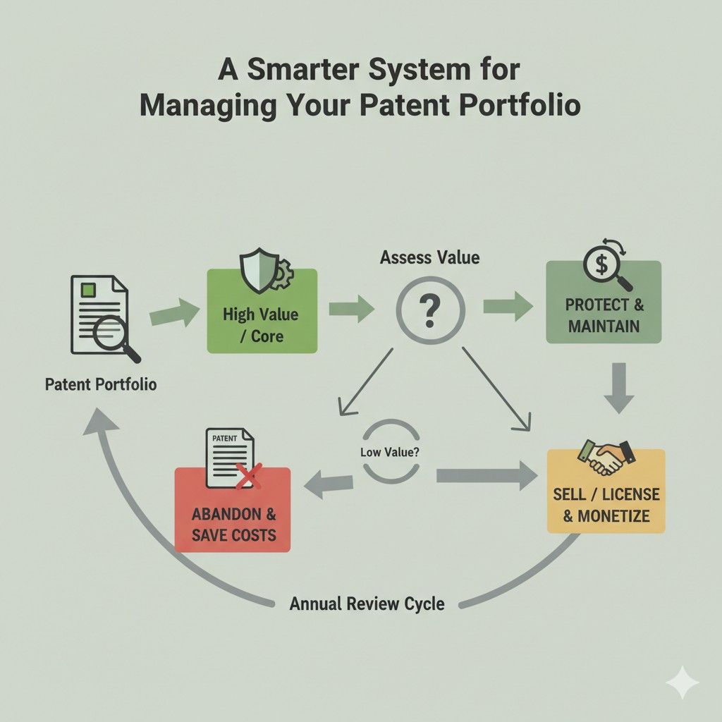The strongest portfolios are tightly mapped to real business value. Investors see that. Acquirers see that. Competitors feel that.