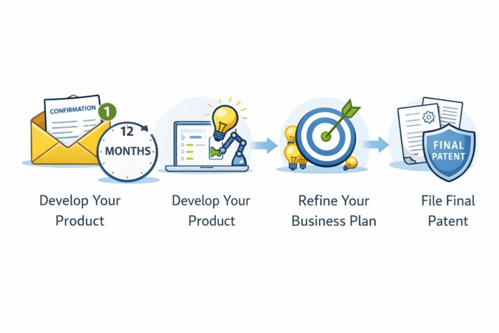 If you develop a major improvement or discover a new approach, a second provisional can capture that new value. Each filing gets its own date.