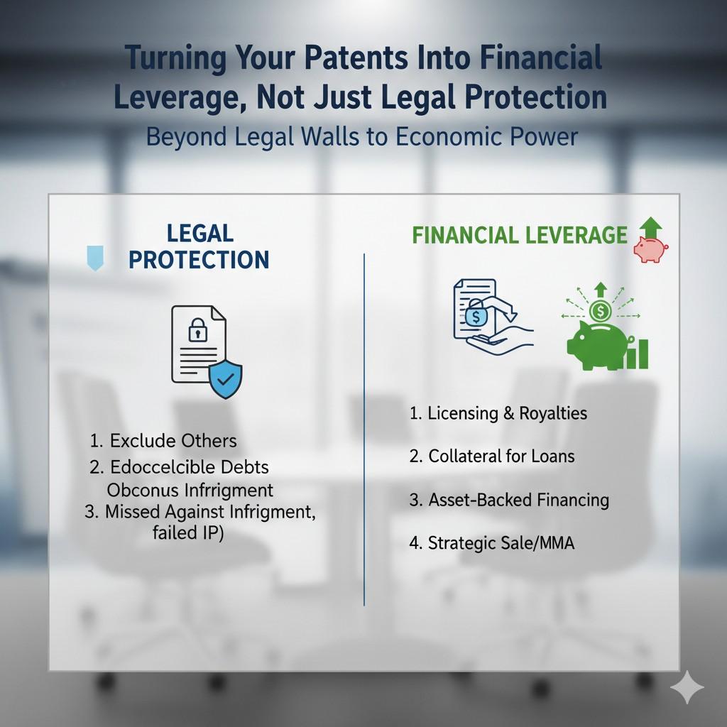 During negotiations, patents can justify higher multiples. They can also provide leverage if the buyer depends on your technology to block competitors.