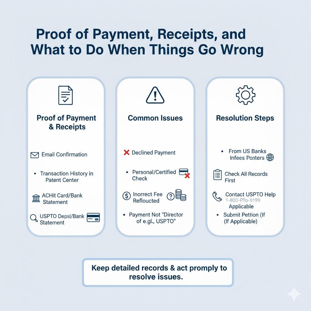 In all cases, the USPTO looks closely at intent and timing. Clear records and receipts speed up the process. Confusion slows it down.