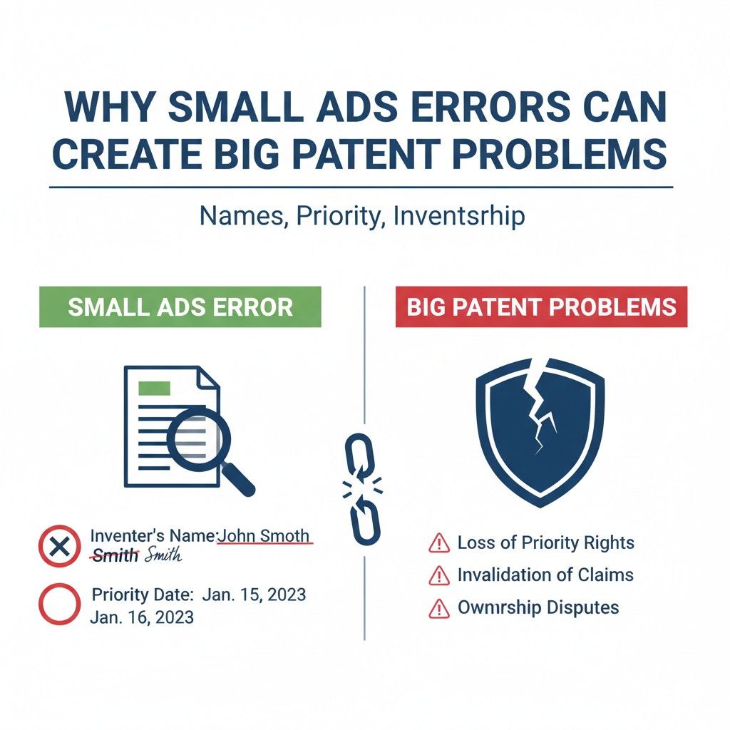 A common mistake is assuming priority can always be added later. In reality, the window to correct priority data is limited. Miss it, and you may lose the earlier date forever. That can turn a strong patent into a weak one overnight.
