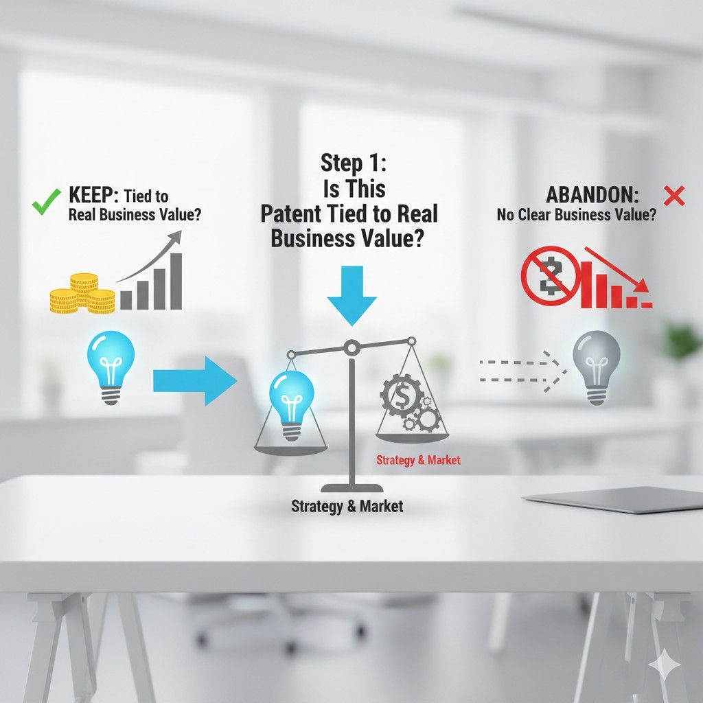 When you are clear about what truly drives your advantage, patent decisions become much easier. You stop filing out of fear. You stop maintaining weak applications.