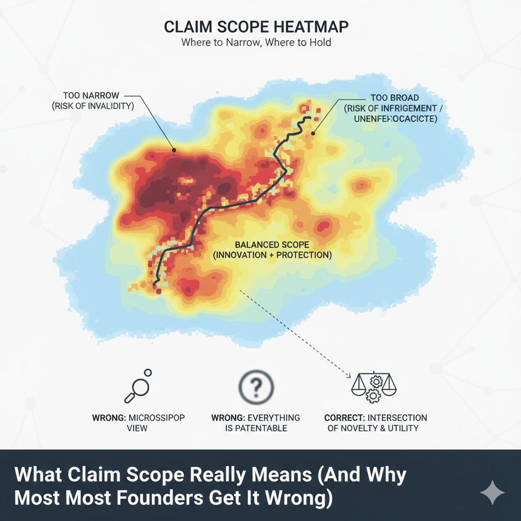 At the end of the day, claim scope is about power. It decides whether you can raise with confidence. It decides whether you can defend your space. It decides whether your invention becomes a real asset or just paperwork.