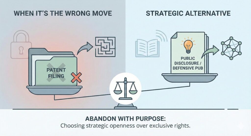If you are still testing your core use case, spend your energy validating demand. Once traction appears and you see real adoption, then shift to protection.