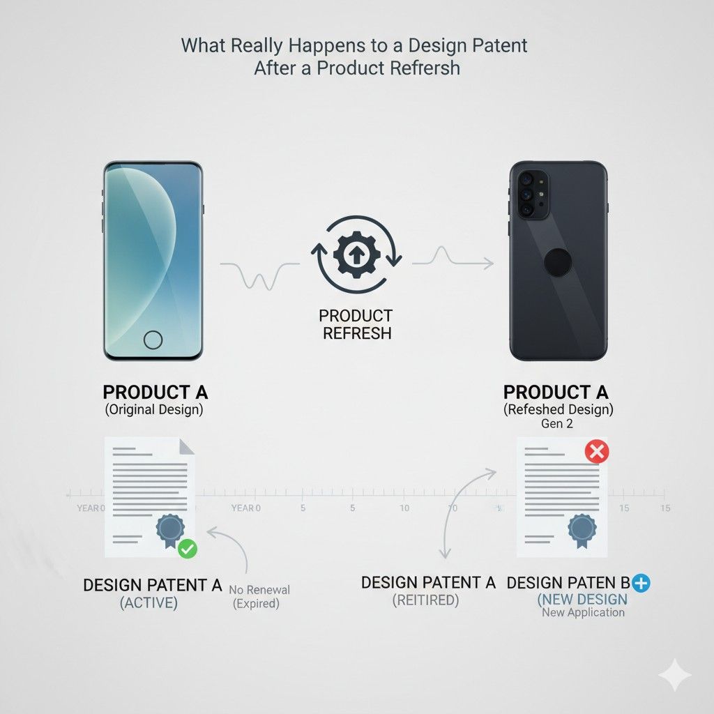 When you approach refreshes this way, design patents stop being paperwork. They become tools. They become part of how you build lasting value.