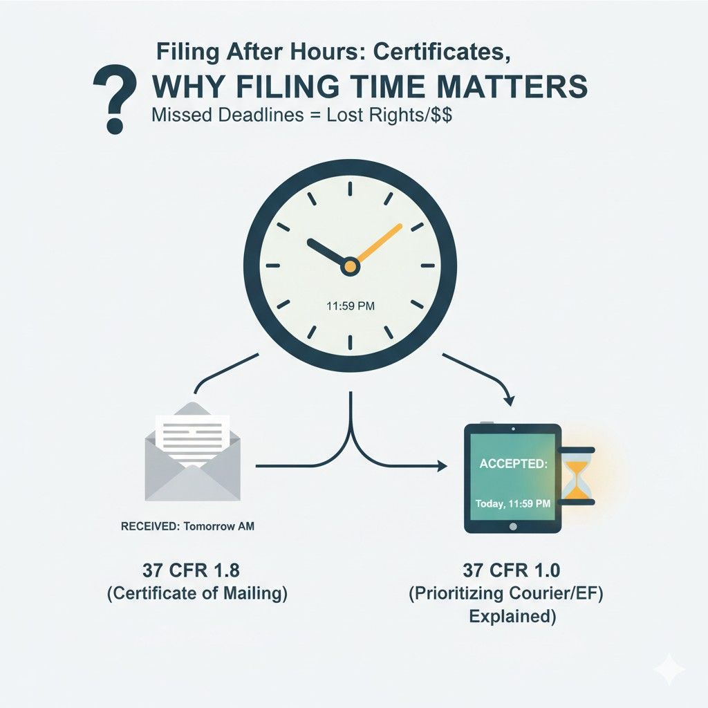 Plan filings before public events. Build buffer days, not hours. Use systems that give you clear proof and attorney-backed review. Assume that if something can go wrong at 11:59 p.m., it will.