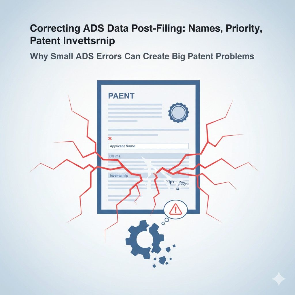 If the ADS says the wrong thing, the office treats it as true until formally corrected. Emails, explanations, or later filings do not fix ADS errors unless done through the right process.