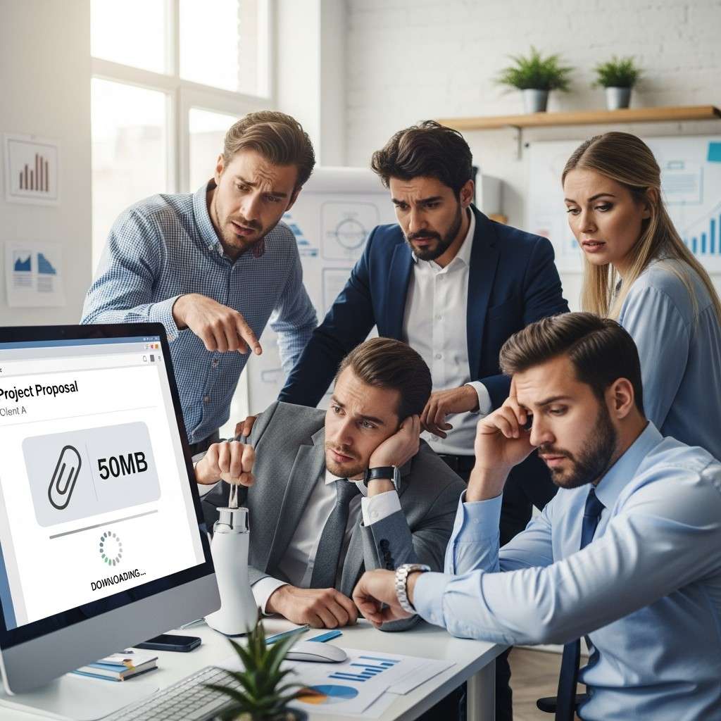 In fast markets, speed matters. Teams that move information quickly learn faster and act sooner. Large attachments slow that flow and quietly erode advantage.