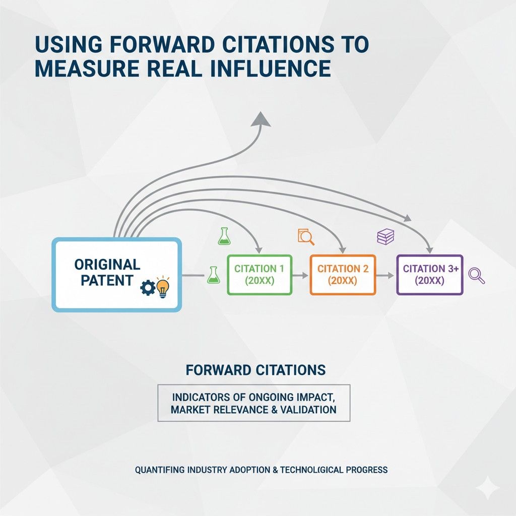 For your own strategy, aim to build connected filings that reinforce each other. A series of patents that cite each other and attract outside citations creates compounding strength.
