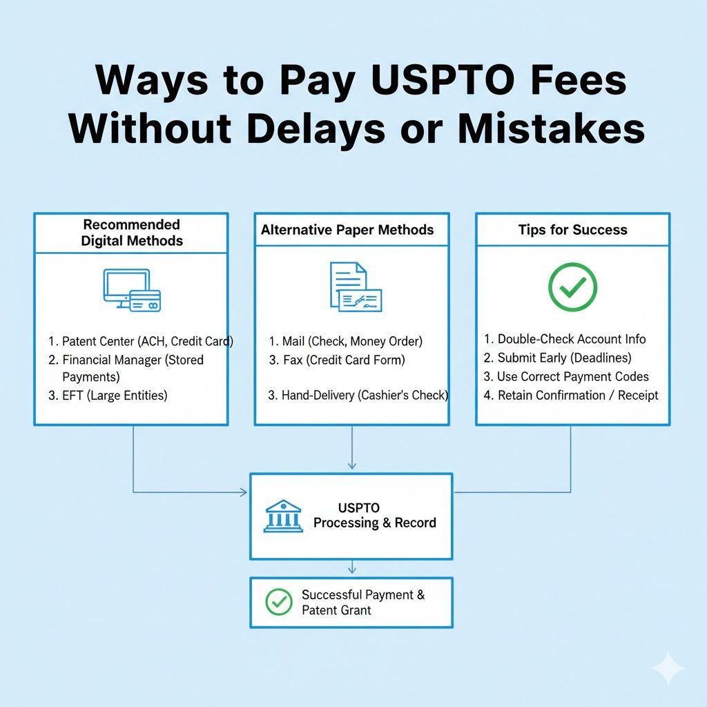 When a fee is paid correctly, the system unlocks the next step of prosecution. When it is paid incorrectly, nothing moves forward, even if the application itself is complete.