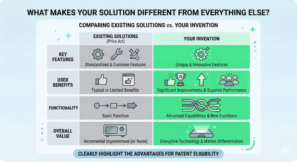 Your invention disclosure must clearly describe this shift.