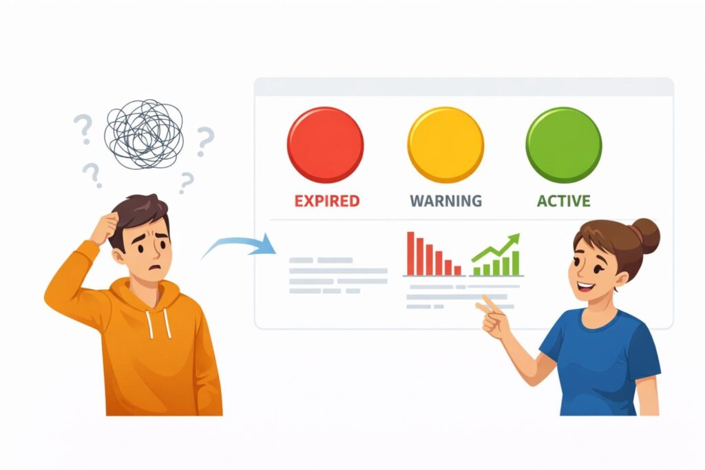 The key to using yellow well is setting a review timeline. Do not let yellow assets drift for years. Tie them to a specific checkpoint. For example, review again before the next renewal window or after a product milestone.