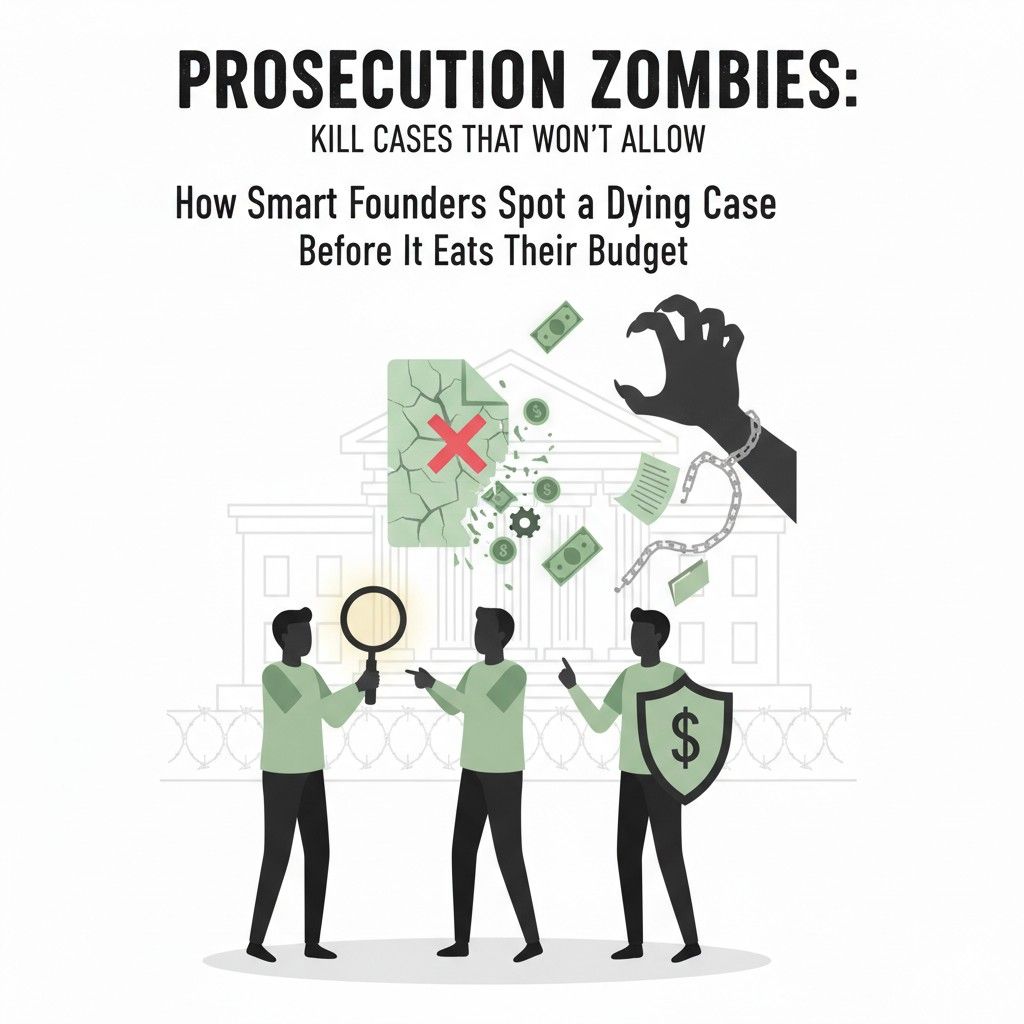 When claims shrink too much, you may technically win the case but lose strategic value. That is a zombie in disguise. It allows, but it does not protect what matters.