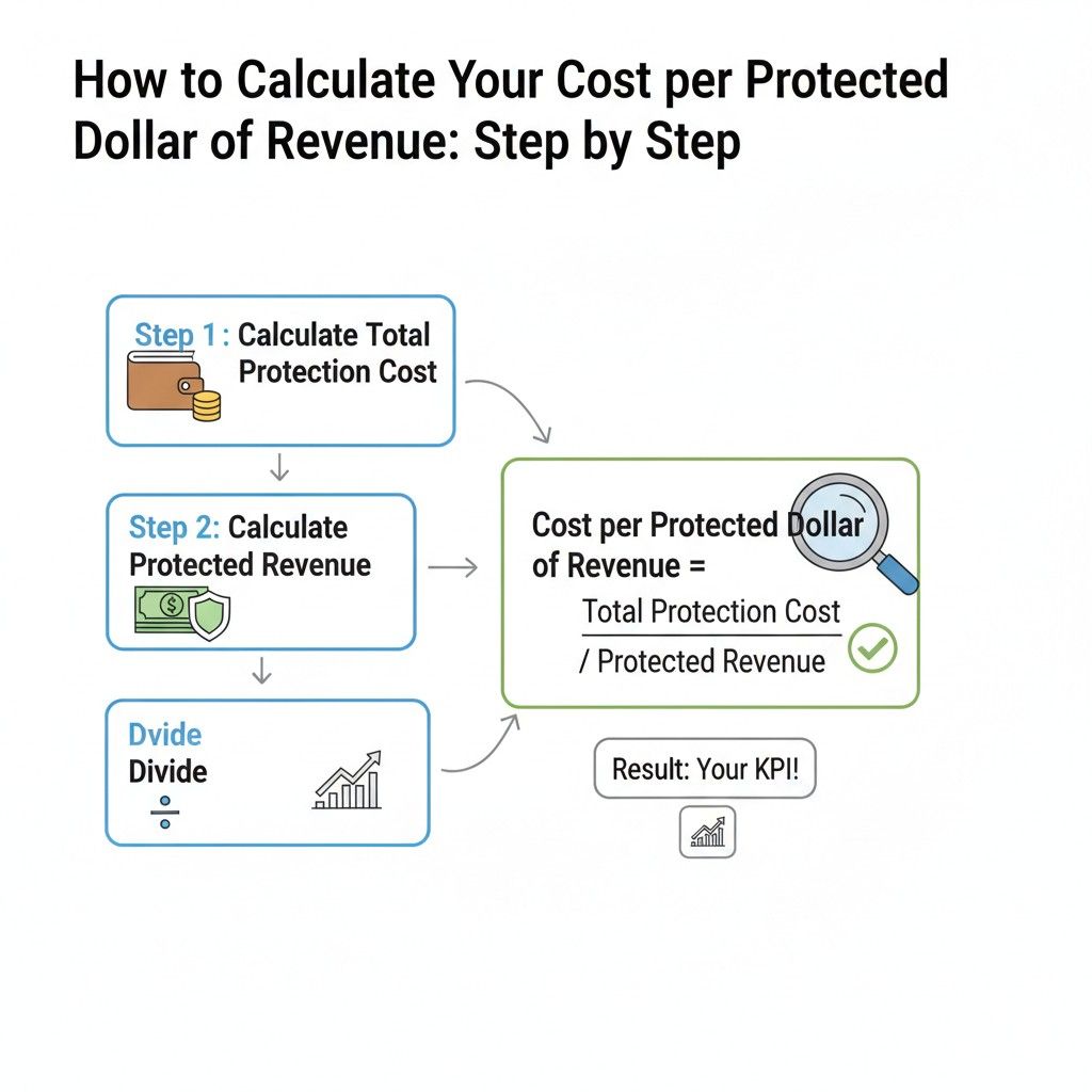 For example, if you spent eighty thousand dollars protecting a core AI model that supports three million dollars in annual revenue, your cost per protected dollar is low. That is efficient.