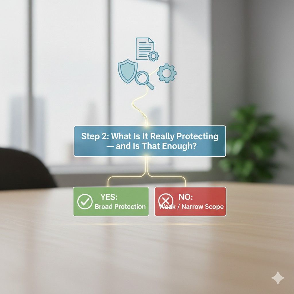 The key is clarity. When you understand exactly what your patent covers and what it does not, decisions become less emotional and more strategic.