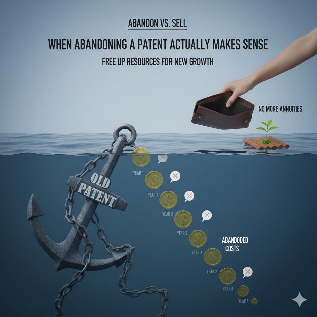 And sometimes, that space is more valuable than the patent itself.