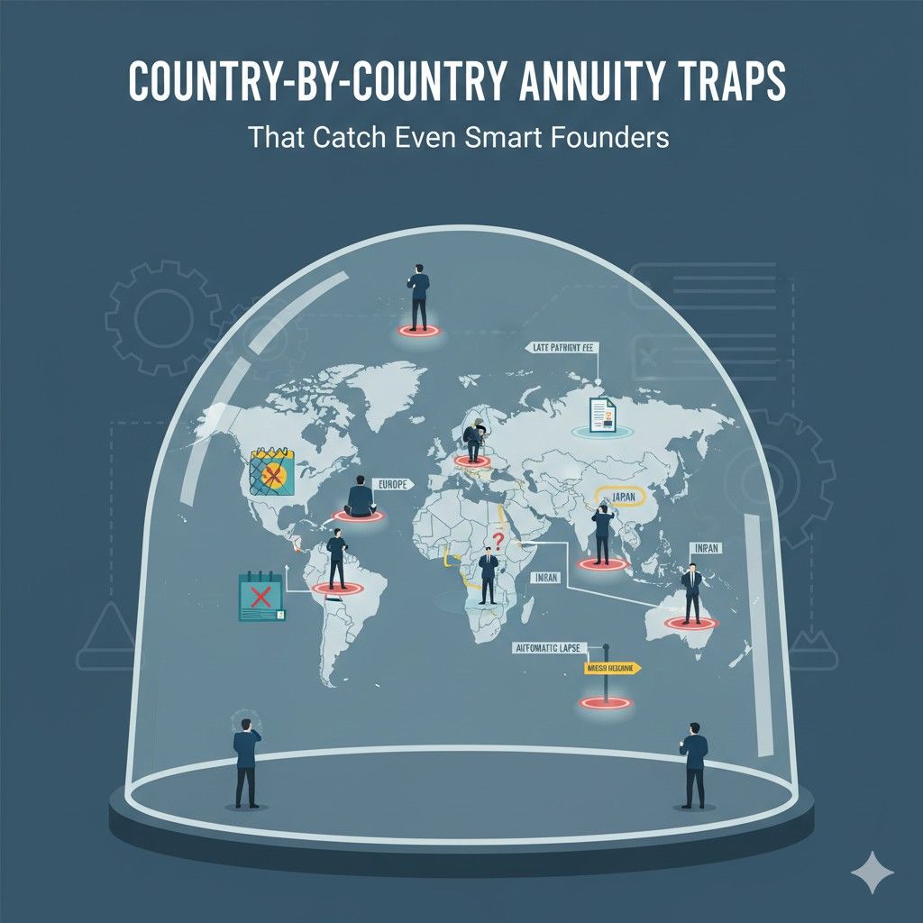 A common mistake is assuming that because the patent was granted centrally, renewals remain centralized. They do not.