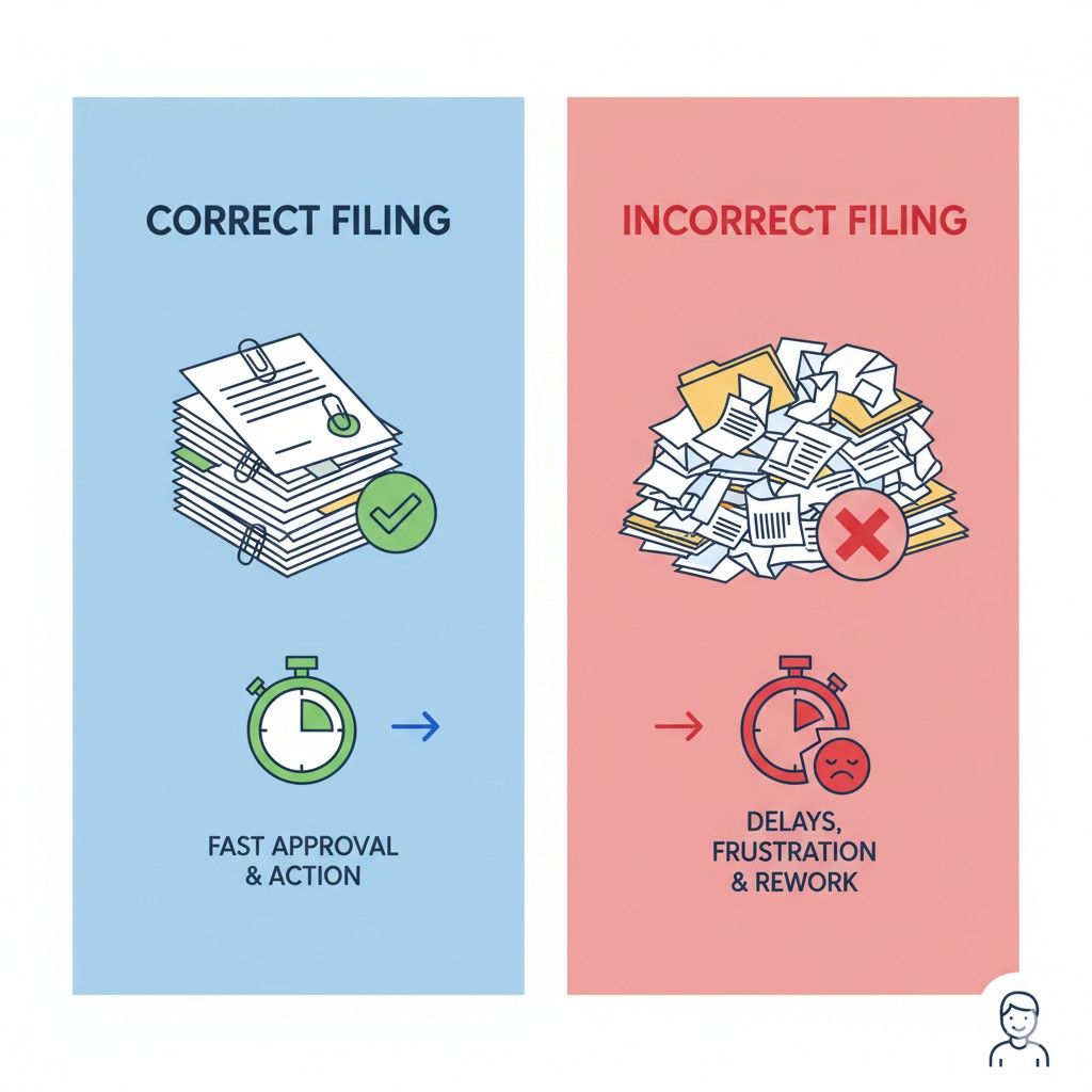 For a business, this creates a false sense of progress. You think help is authorized, but responses cannot be filed. The actionable move here is to always confirm acceptance, not just submission.